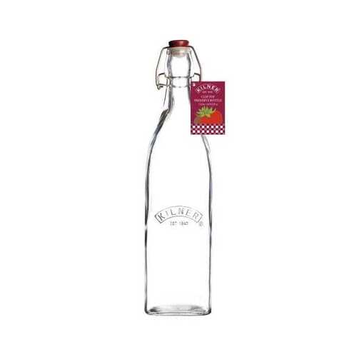 Kilner Square Clip Top Glass Bottle