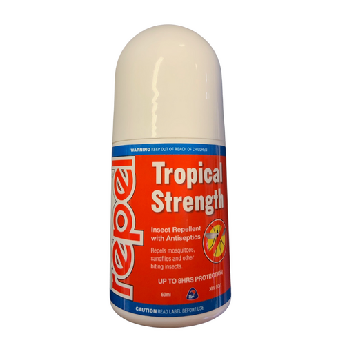 Repel Roll On 30% Deet 60ml Tropical Strength