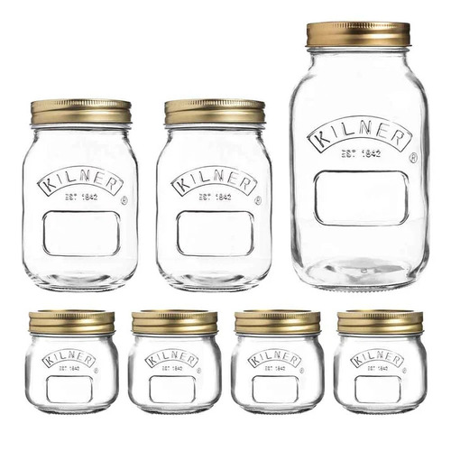 7 Piece Preserve Jar Set
