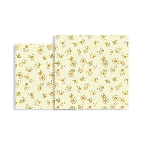  Natural Beeswax Food Wrap 2 Piece Picnic Pack