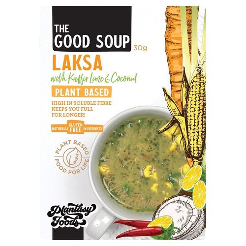 Plant-Based Laksa Style Soup with Kaffir Lime & Coconut 30g