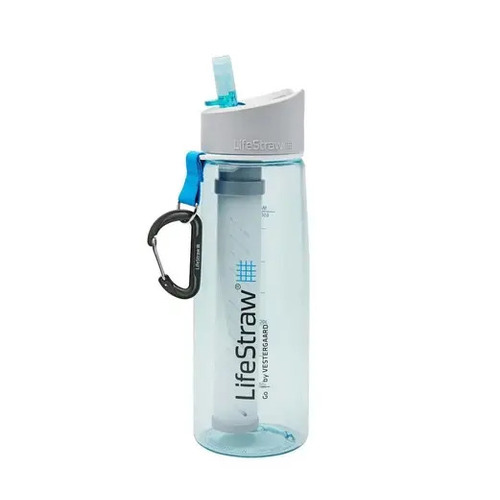 LifeStraw Go Tritan Water Bottle with Filter 650ml Light Blue