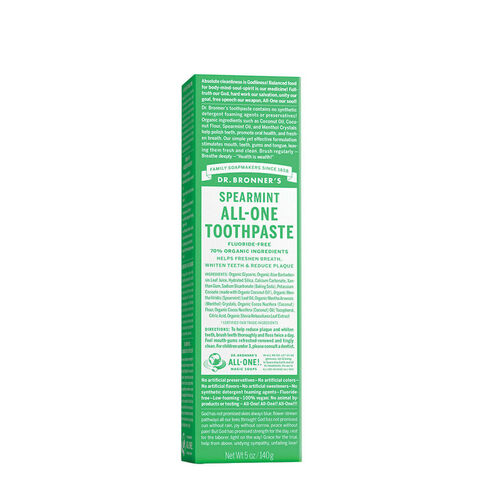 Dr Bronner's Spearmint All-One Toothpaste