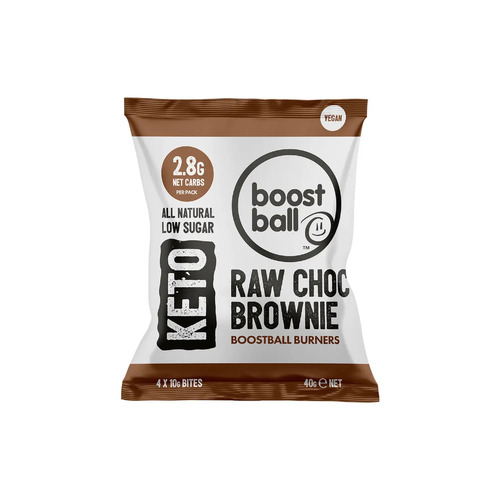 Boostball Burners Keto Bites 40g [Flavour: Raw Choc Brownie]