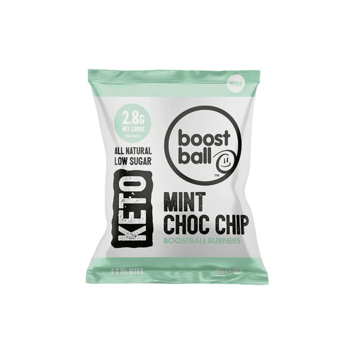 Boostball Burners Keto Bites 40g [Flavour: Mint Chocolate Chip]
