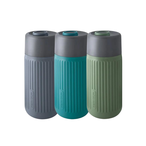 Glass Travel Cup with Silicone Sleeve 340ml