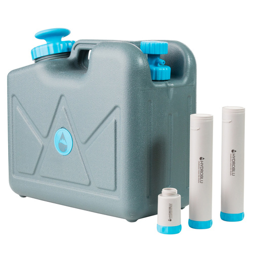 HydroBlu Pressurised 15 Litre Jerry Can Water Filter with Virus Filter