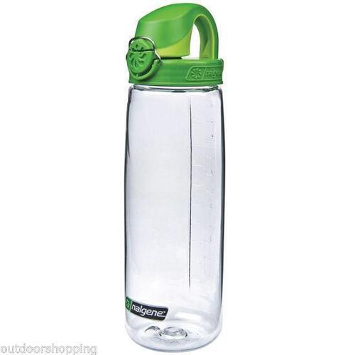Clear with Green Nalgene On the Fly Bottle