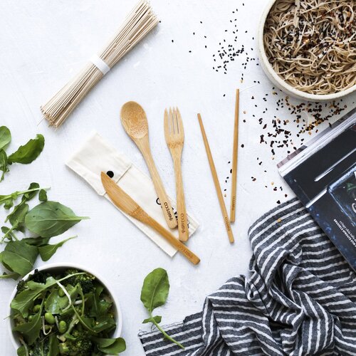 CLEARANCE Ever Eco Bamboo Cutlery Set with Chopsticks