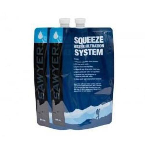 Sawyer 64oz (2 Litre) Squeezable Pouch 2-Pack 